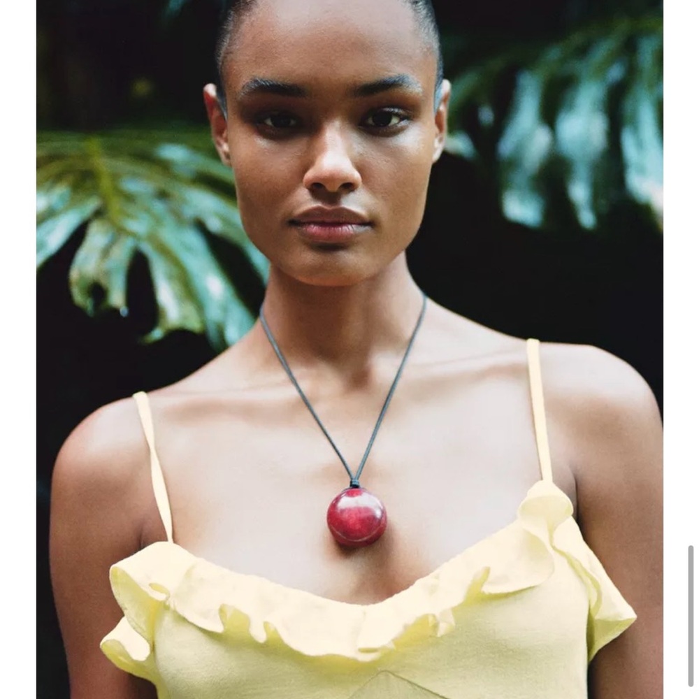 RAMIE MIDI DRESS WITH RUFFLE - Picture 6 of 9